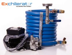 Brutus ready to brew with chugger max hi-temp wort pump