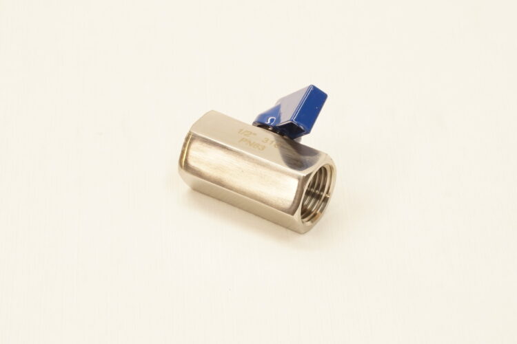 1/2" NPT Stainless Mini Ball Valve