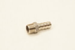 male NPT to male hose barb stainless steel fitting 1/2" x 5x8"