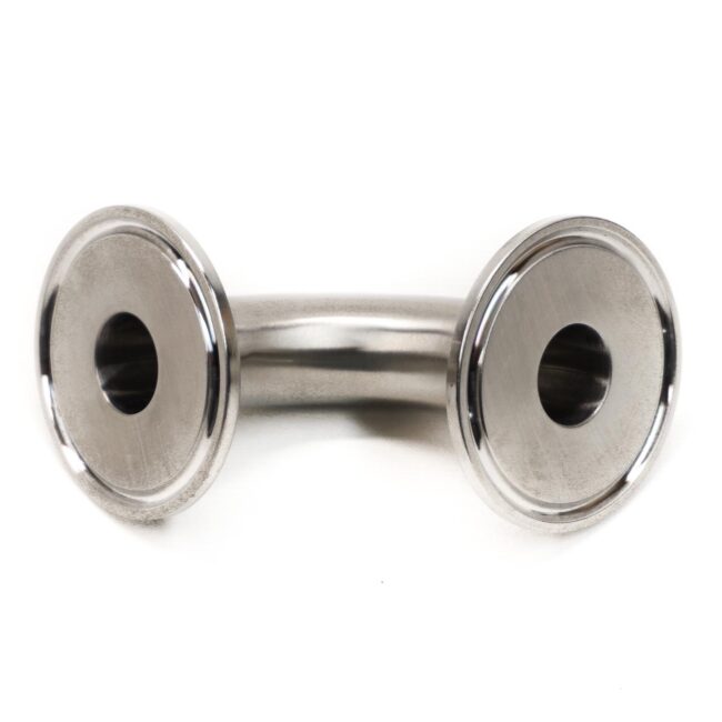 90 degree 304 stainless steel elbow with tri-clamp TC fittings