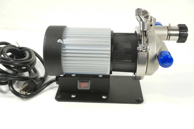 NPT Riptide pump from the left side.