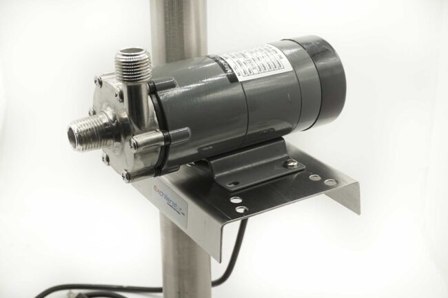mk2 pump mounted on universal pump mount