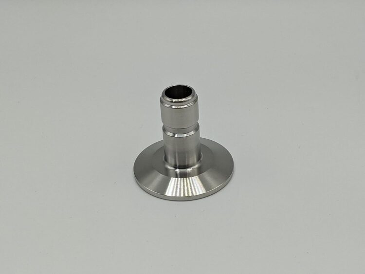1.5" TC to 1/2" male quick disconnect brewery fitting.