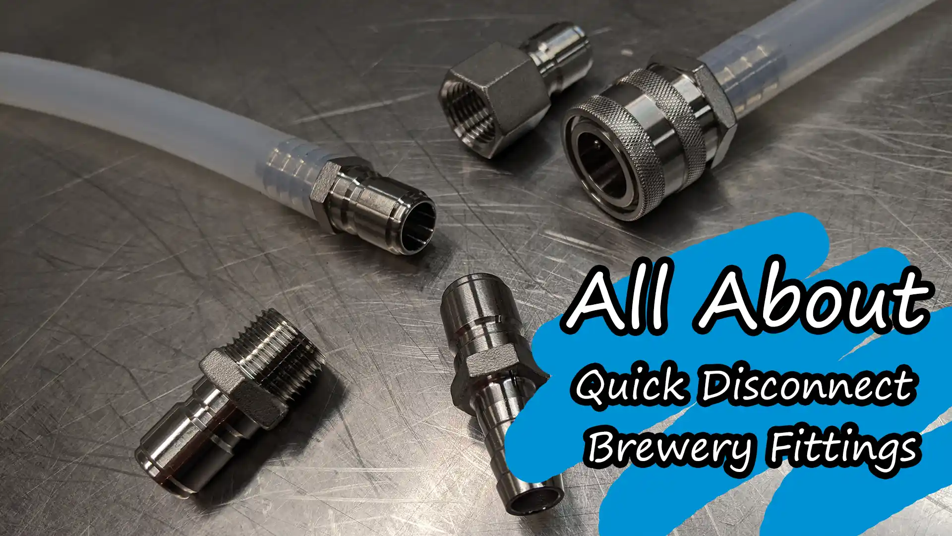 How to disassemble, clean, and maintain quick disconnect fittings in your brewery.